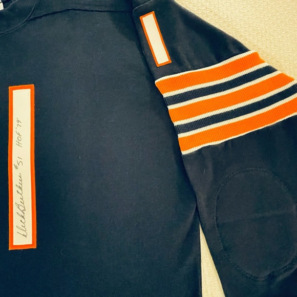 Champion Throwback Vintage Collection Bears : Dick Butkus Signed. - Picture 10 of 10